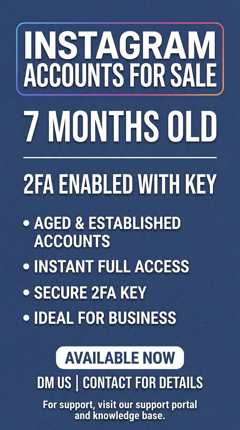 7 Months Old Instagram with 2Fa Key