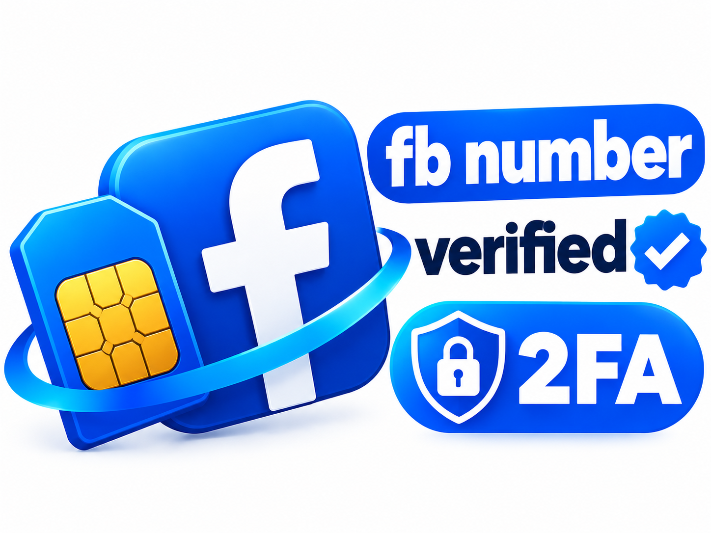 Facebook number verified 2FA|3/10 days old|Real android device reg|Handmade long lasting account PVA| Random name|Number FB