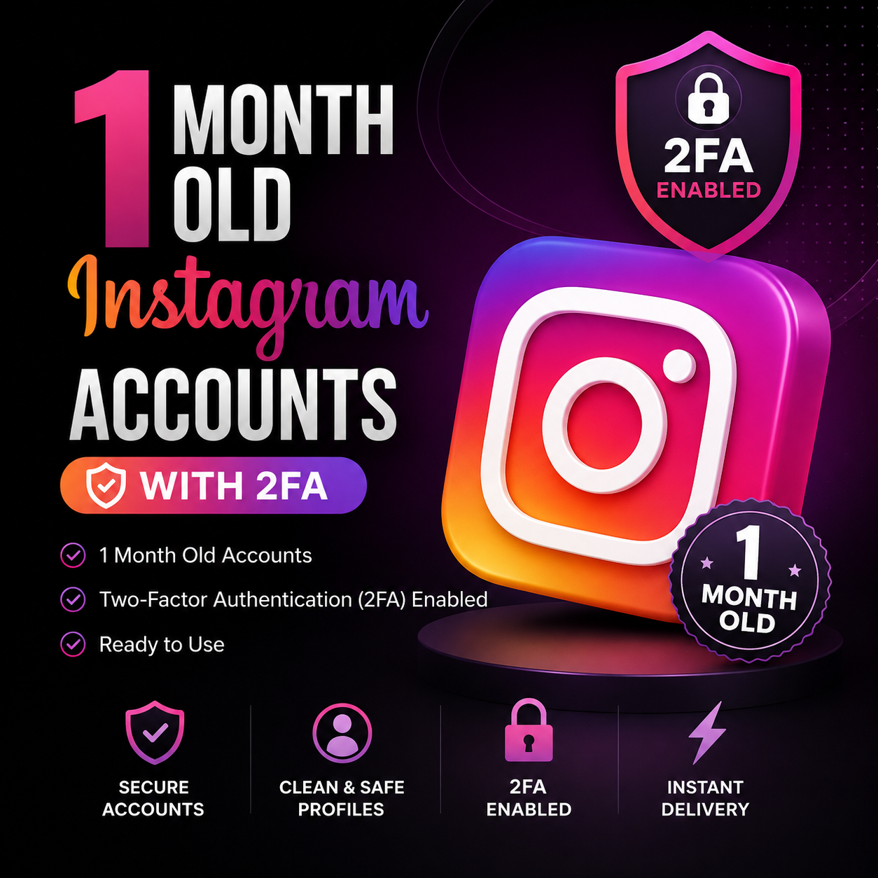 45_60days old japan Instagram with 2fa key