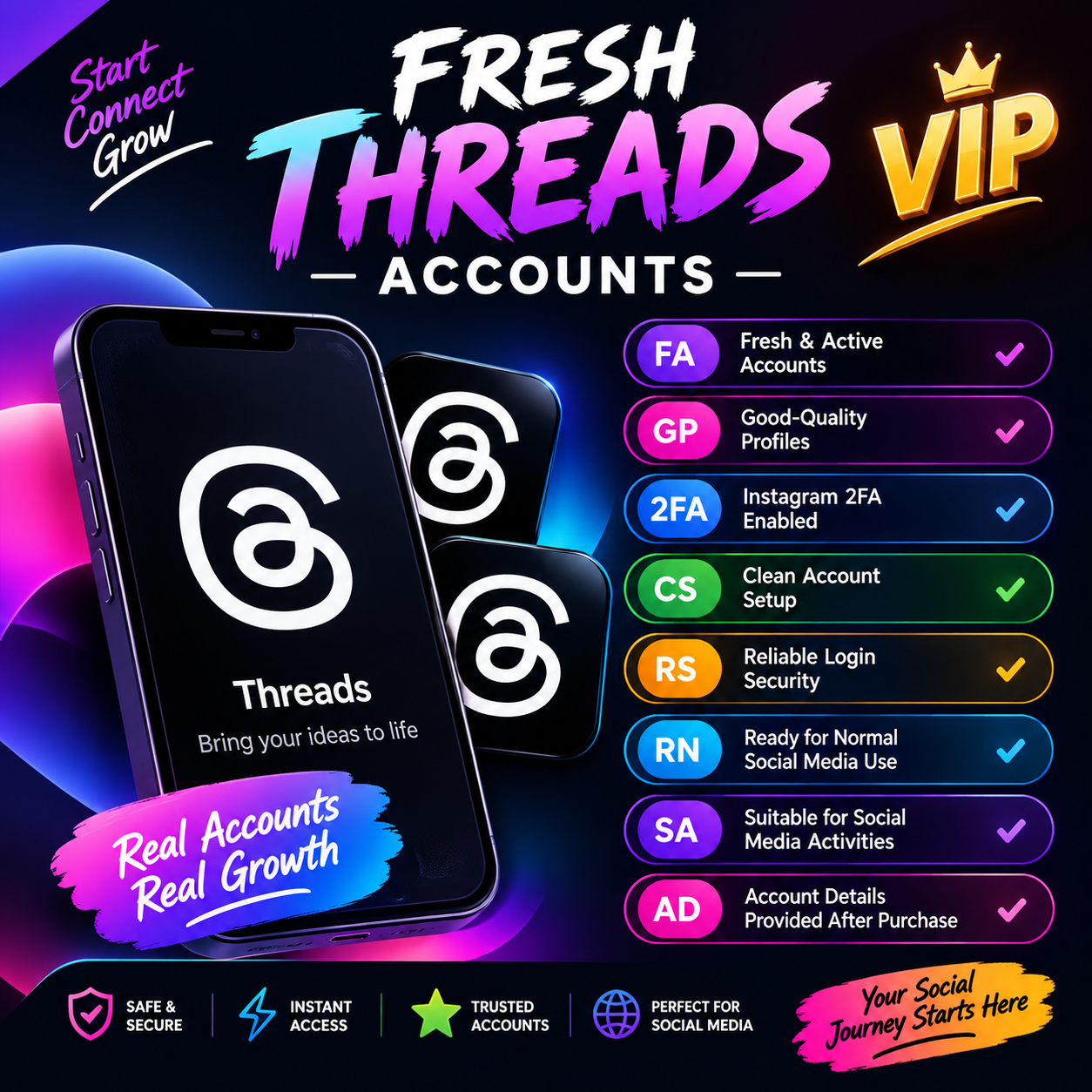 Threads with Instagram 2fa key