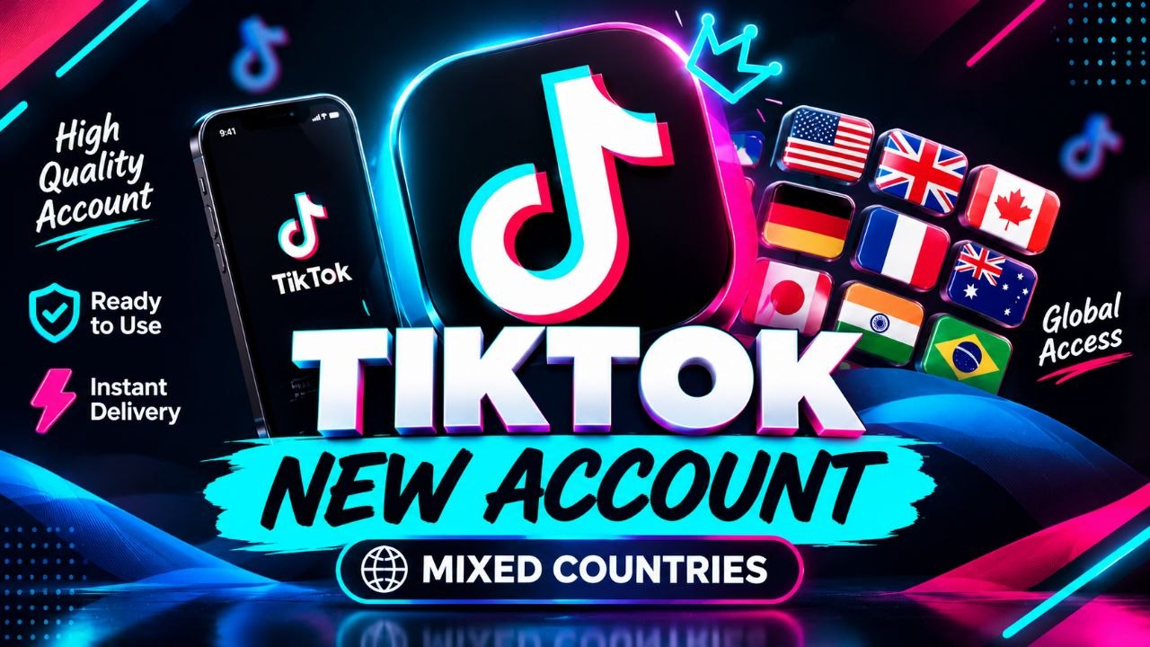 New Fresh TikTok Accounts | Full Email Access | Random country-[ Europe-America-Australia-South America-Africa-Asia ]
