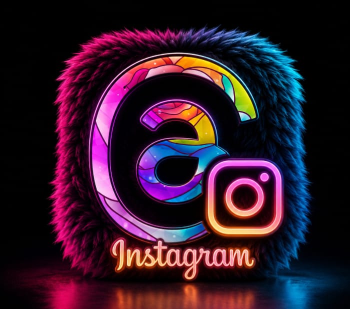 Instagram+thread with 2fa key added profile picture